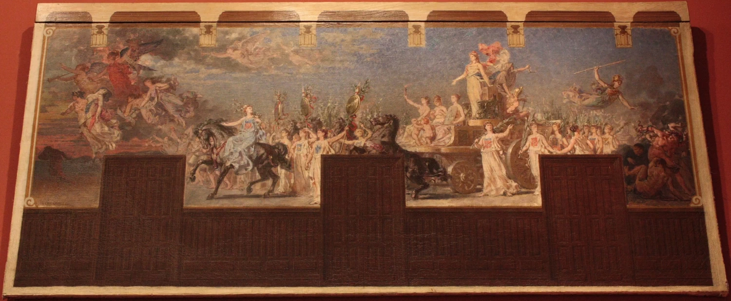 Il trionfo della Repubblica - Musée de la Révolution française, Visille